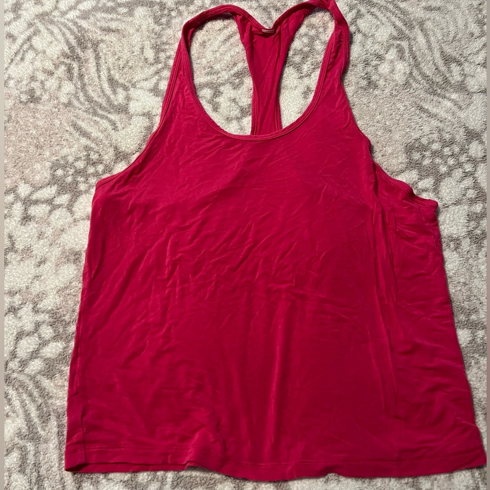 Alo pink all day tank size small